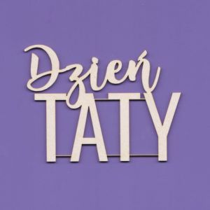 Tekturka Crafty Moly Napis G7 - Dzień Taty